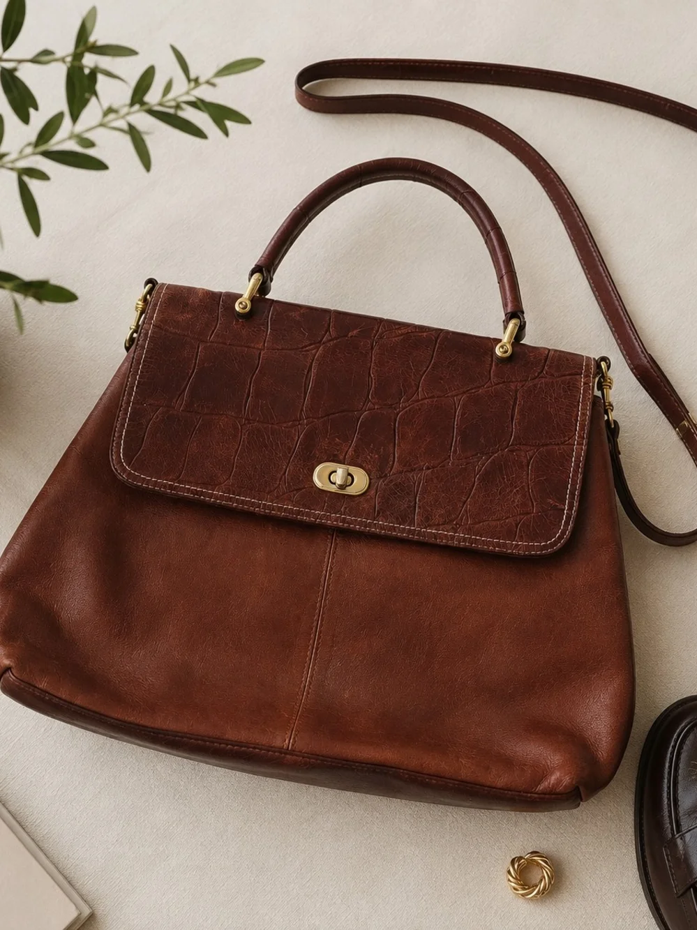 Vintage timeless brown